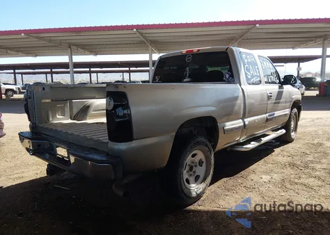 2001 Chevrolet Silverado 1500 Ls из США, поврежденный, VIN 2GCEK19T711284963